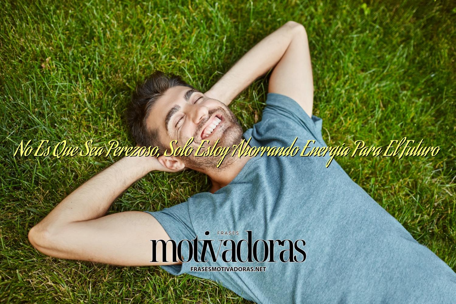 No Es Que Sea Perezoso, Solo Estoy Ahorrando Energía Para El Futuro